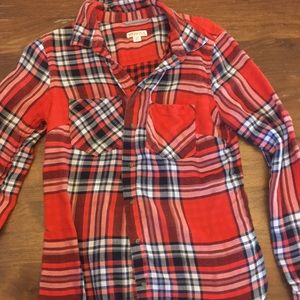 Women’s Button Up Flannel Shirt